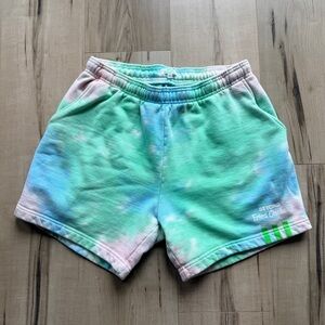 Very Limited Edition KFC x BEYOND collab pastel tie dyed sweat shorts